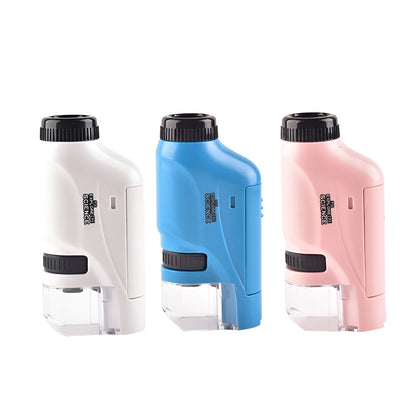 Kids Handheld Pocket Microscope with LED Light