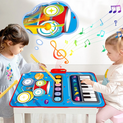 Kids Musical Dance Mat Interactive Piano Music Play Mat Educational Sound Toy