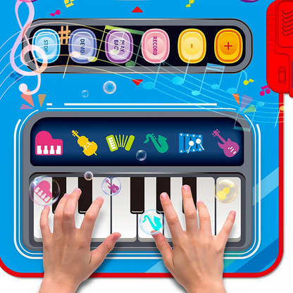 Kids Musical Dance Mat Interactive Piano Music Play Mat Educational Sound Toy