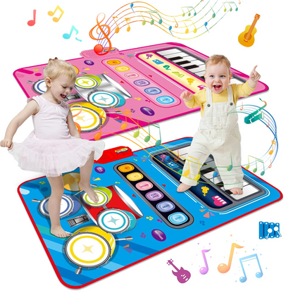 Kids Musical Dance Mat Interactive Piano Music Play Mat Educational Sound Toy