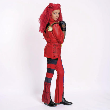 Kids Princess Halloween Costume Jacket Shirt Pants Wig Cosplay Set