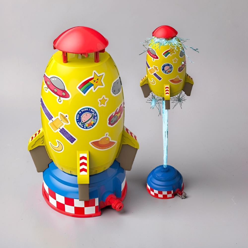 Kids Rocket Water Sprinkler for Backyard Summer Play