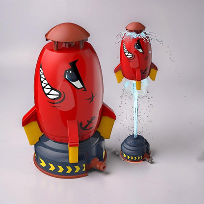 Kids Rocket Water Sprinkler for Backyard Summer Play