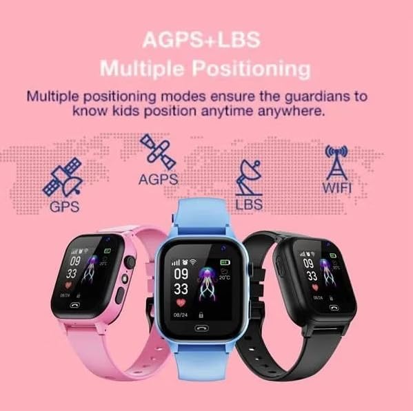 Kids Smart Watch GPS Locator Video Calling 4G Touchscreen
