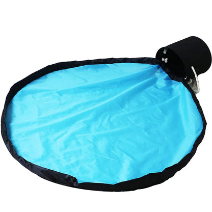 Kids Toy Storage Bag Drawstring Play Mat Organizer Large Toy Storage Tote for Easy Cleanup