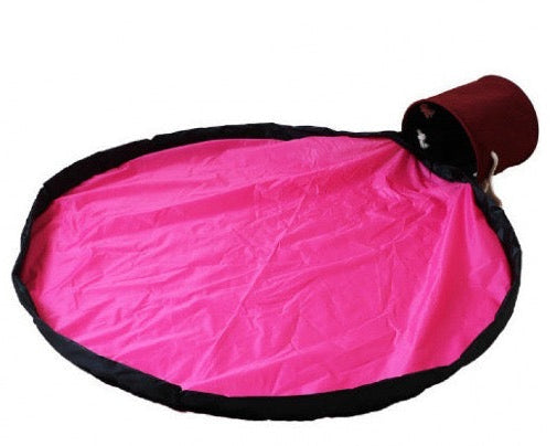 Kids Toy Storage Bag Drawstring Play Mat Organizer Large Toy Storage Tote for Easy Cleanup