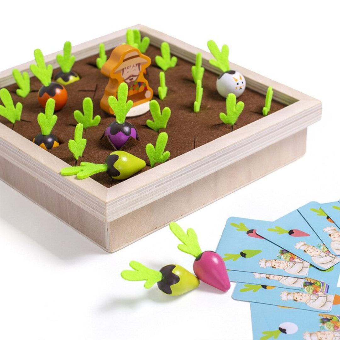 Kids Vegetable Garden Play Set Educational Toy Vegetables Gardening Learning Toy
