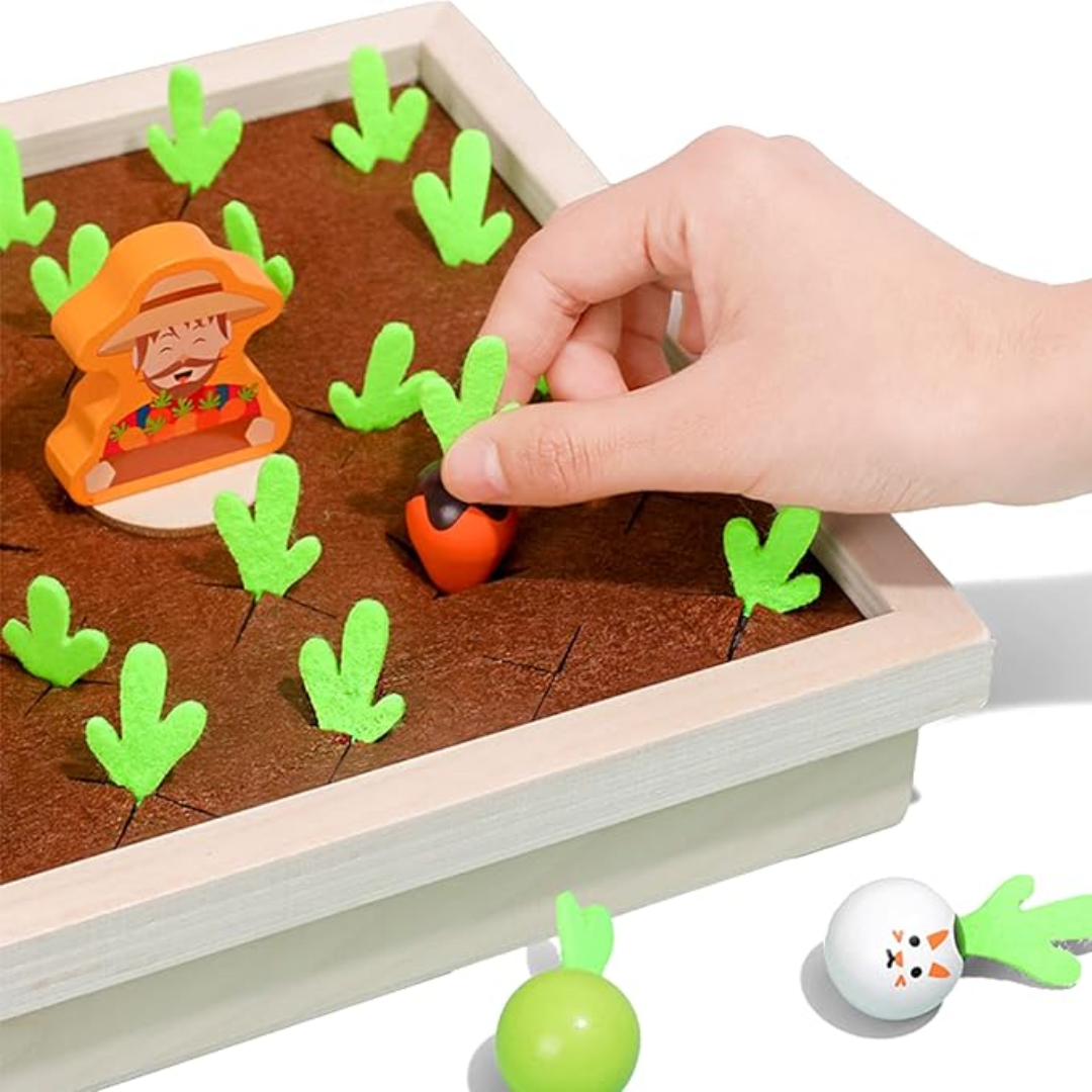 Kids Vegetable Garden Play Set Educational Toy Vegetables Gardening Learning Toy