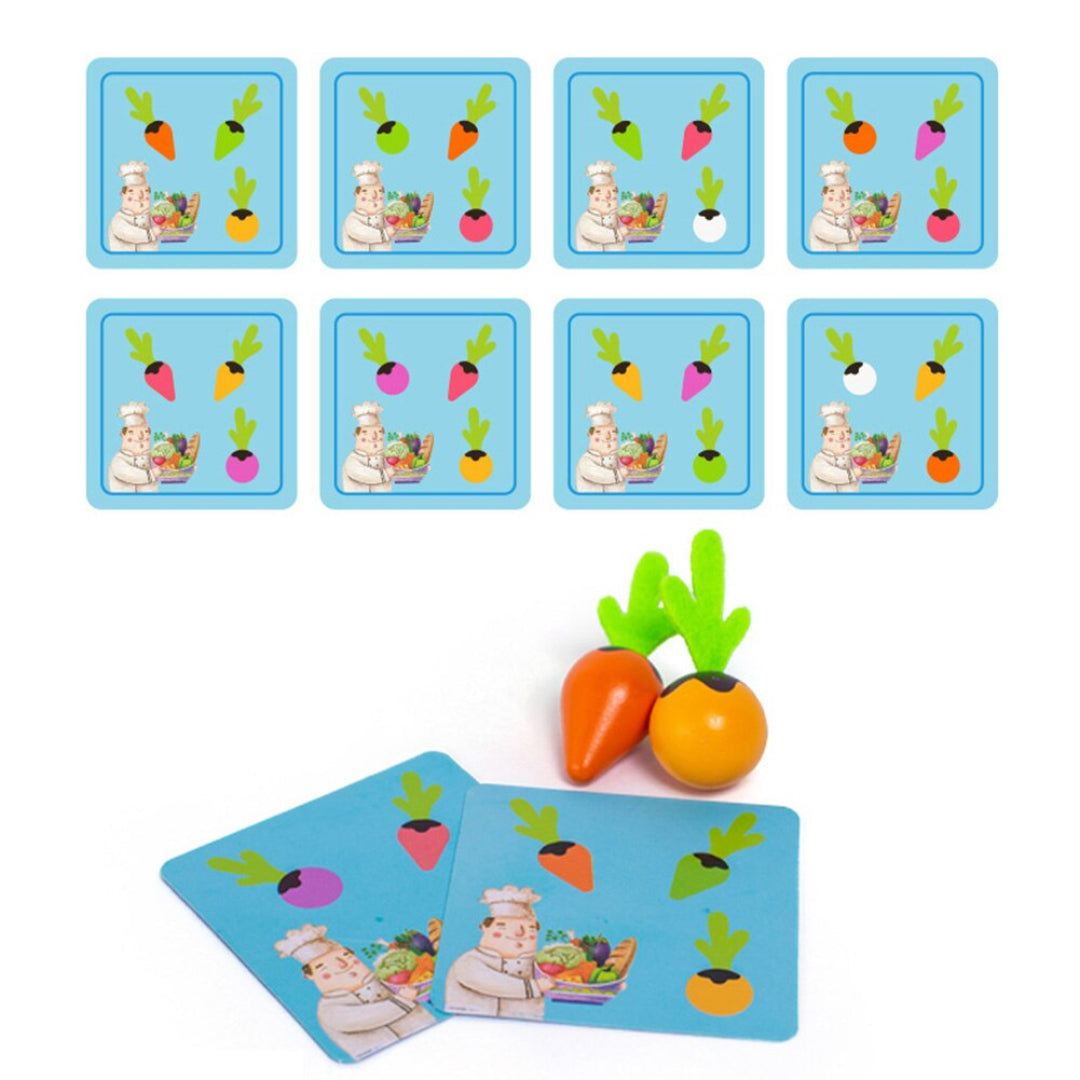 Kids Vegetable Garden Play Set Educational Toy Vegetables Gardening Learning Toy