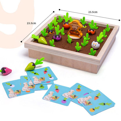 Kids Vegetable Garden Play Set Educational Toy Vegetables Gardening Learning Toy
