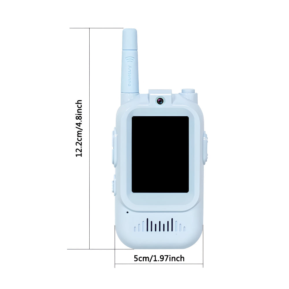 Kids Video Walkie Talkie Set with Rechargeable Camera