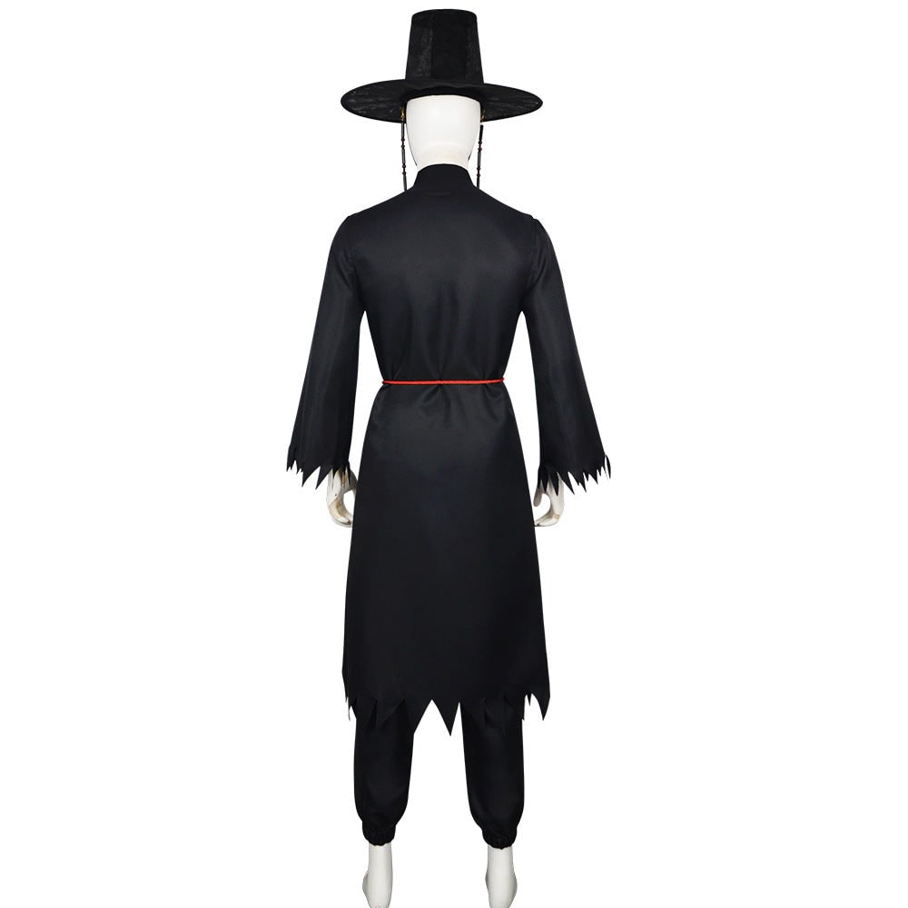 Halloweenkostumesæt med koreansk hanbok - traditionelt cosplayfestkostume