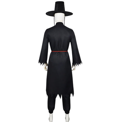 Halloweenkostumesæt med koreansk hanbok - traditionelt cosplayfestkostume