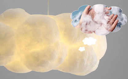 LED Cloud Pendant Light Floating Modern Ceiling Lamp Decorative Lighting