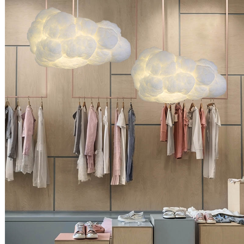 LED Cloud Pendant Light Floating Modern Ceiling Lamp Decorative Lighting
