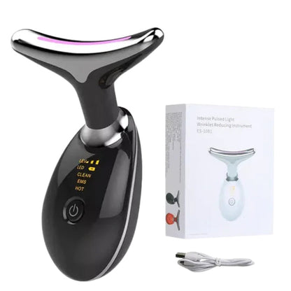 LED Facial Massager Face And Neck Lift Device Anti-Aging Skin Tightening Tool