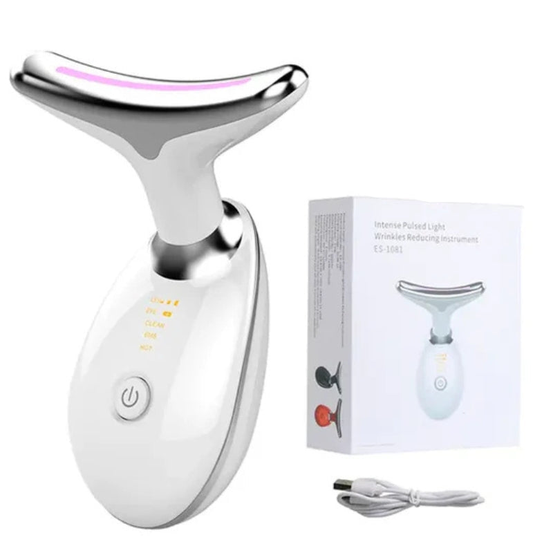 LED Facial Massager Face And Neck Lift Device Anti-Aging Skin Tightening Tool