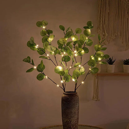 LED-lyskæde med grene, varm hvid, 120 LED'er, batteridrevet, dekorativ