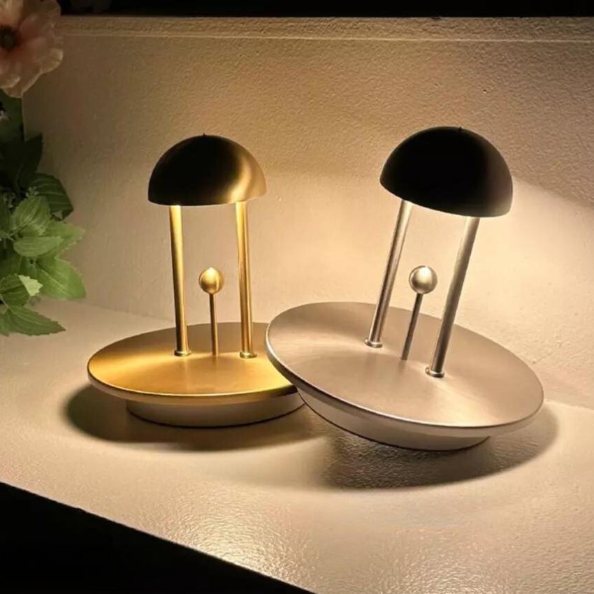 LED Gesture Control Table Lamp Rechargeable Wireless Modern Desk Light