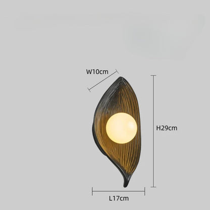 LED Leaf Wall Light Modern Nature Inspired Wall Lamp Decorative LED Wall Sconce