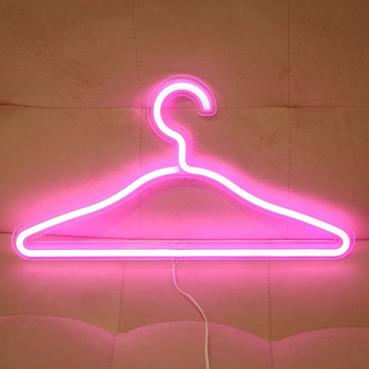 LED Lighted Clothes Hanger USB Rechargeable Closet Hanger Wardrobe Organizer Illumination