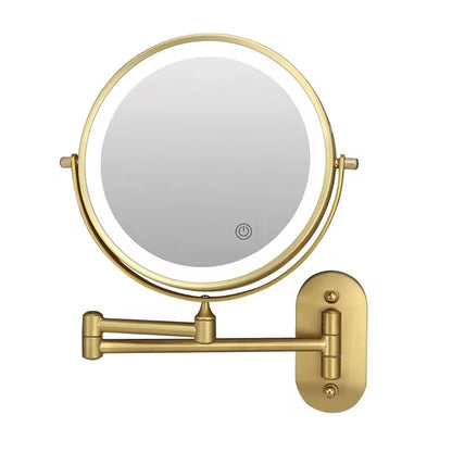 LED Makeup Mirror with Adjustable Lighting, Rechargeable and Compact Design