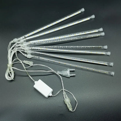 LED Meteor Shower Lights Waterproof Falling Rain Christmas Decoration