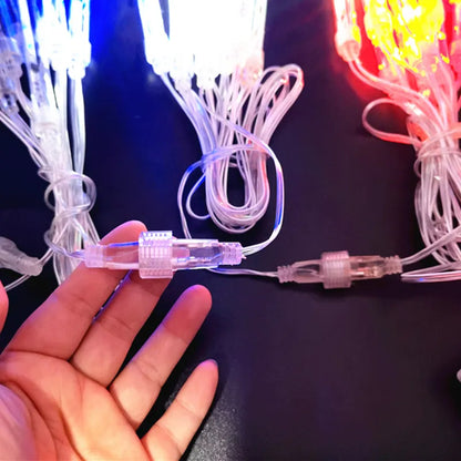 LED Meteor Shower Lights Waterproof Falling Rain Christmas Decoration
