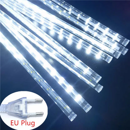 LED Meteor Shower Lights Waterproof Falling Rain Christmas Decoration