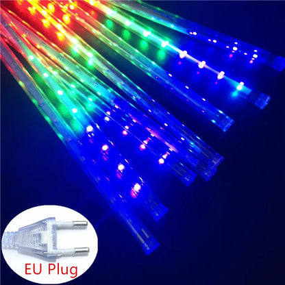 LED Meteor Shower Lights Waterproof Falling Rain Christmas Decoration