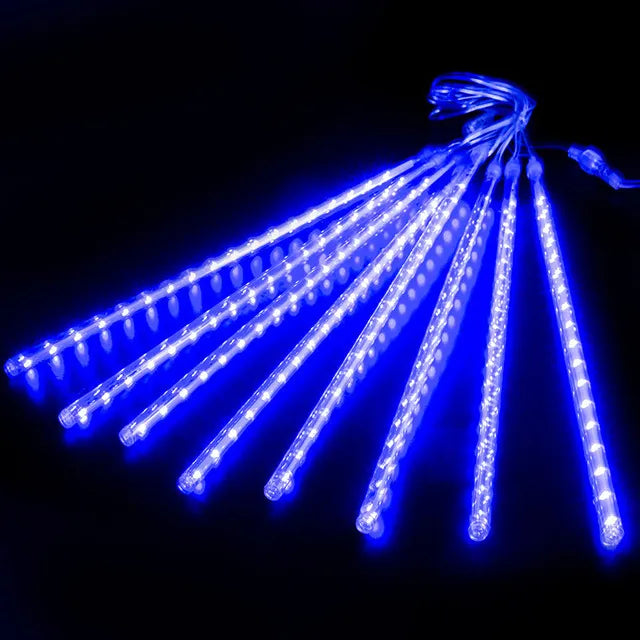 LED Meteor Shower Lights Waterproof Falling Rain Christmas Decoration