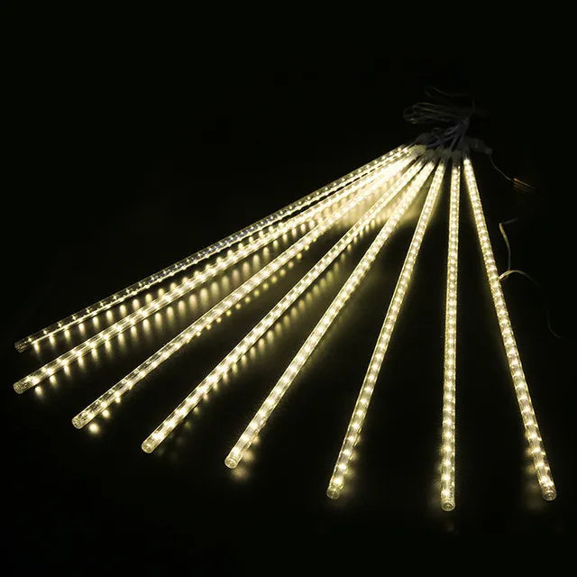 LED Meteor Shower Lights Waterproof Falling Rain Christmas Decoration