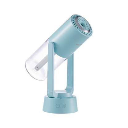 LED Mist Lamp Humidifier Modern Cylindrical Night Light with Built In Air Humidifier Function