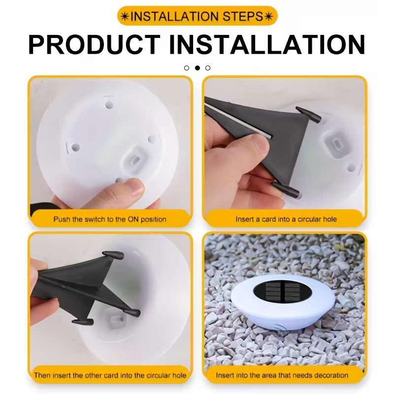 LED Solar Garden Light Outdoor Pathway Landscape Lighting