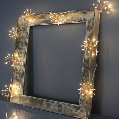 LED Starburst Fairy Lights Warm White 1500 LED Indoor Outdoor String