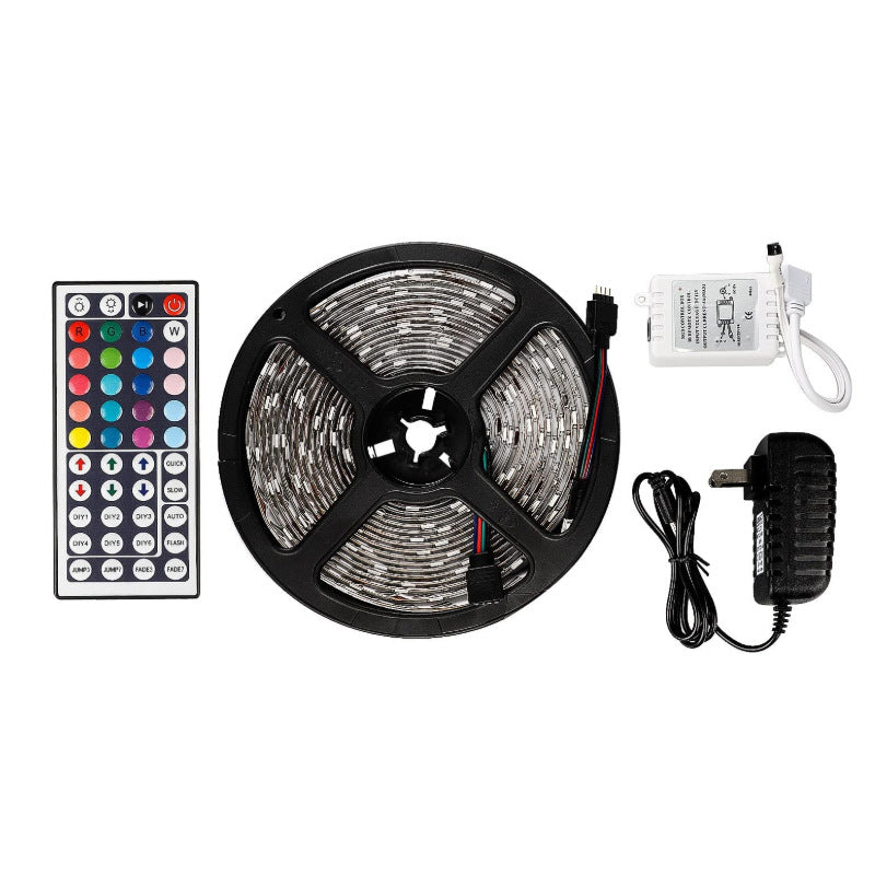 Striscia LED impermeabile con cambio colore, telecomando, flessibile, 5m, illuminazione d'atmosfera
