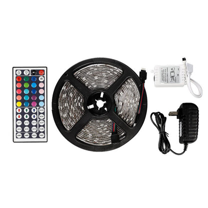 Striscia LED impermeabile con cambio colore, telecomando, flessibile, 5m, illuminazione d'atmosfera