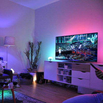 Striscia LED impermeabile con cambio colore, telecomando, flessibile, 5m, illuminazione d'atmosfera