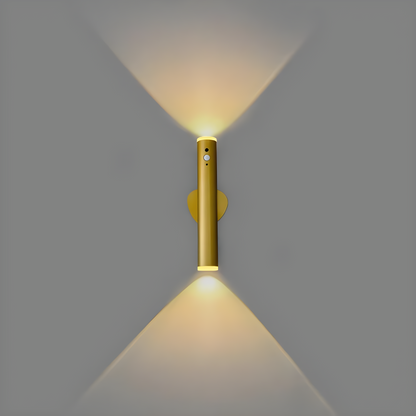 LED Wall Light Motion Sensor Remote Control Battery-Powered Indoor Lamp