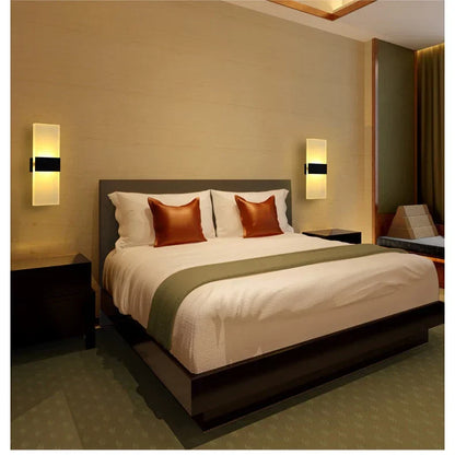 LED Wall Light USB Charging Touch Sensor Modern Bedside Lamp
