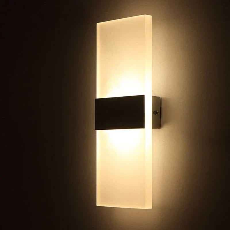 LED Wall Light USB Charging Touch Sensor Modern Bedside Lamp