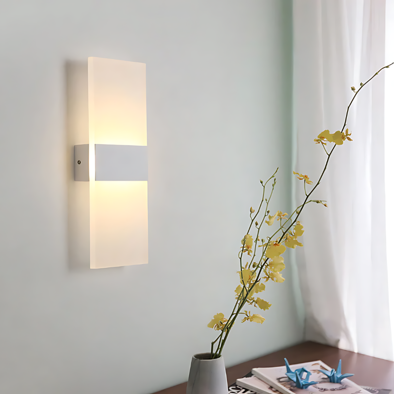 LED Wall Light USB Charging Touch Sensor Modern Bedside Lamp
