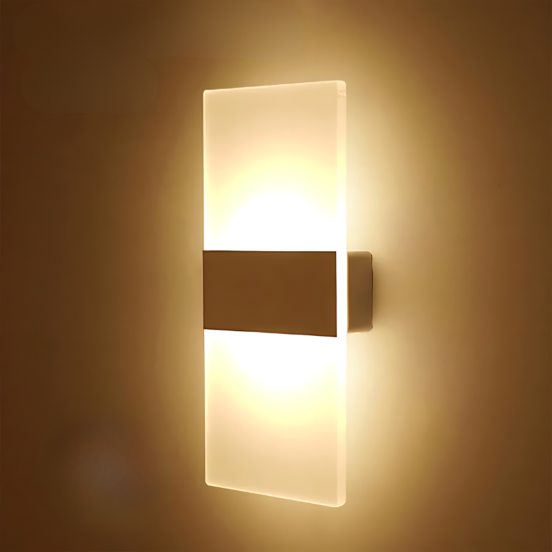 LED Wall Light USB Charging Touch Sensor Modern Bedside Lamp