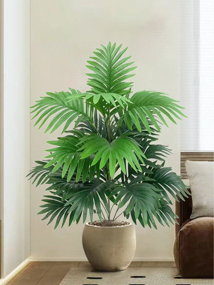 Large Artificial Tropical Leaf Plant with Lush Green Foliage