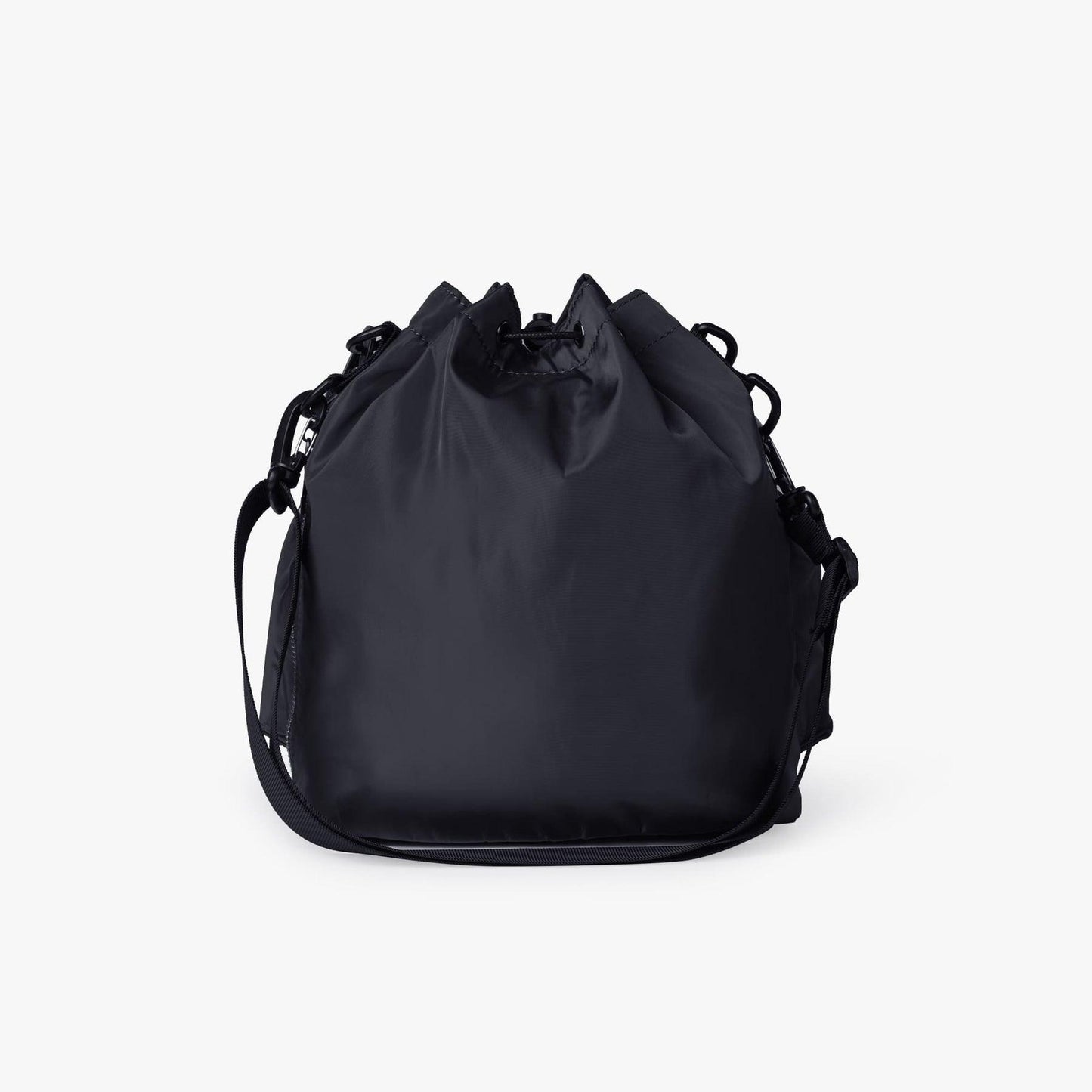 Large Capacity Drawstring Crossbody Shoulder Bag Multi Pocket Casual Messenger Bag Adjustable Strap