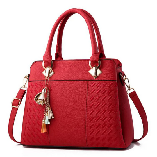 Large Capacity Lightweight Women’s Handbag with Adjustable Shoulder Strap and Secure Zipper Closure