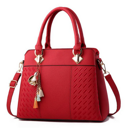 Large Capacity Lightweight Women’s Handbag with Adjustable Shoulder Strap and Secure Zipper Closure