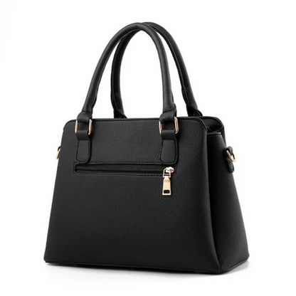 Large Capacity Lightweight Women’s Handbag with Adjustable Shoulder Strap and Secure Zipper Closure