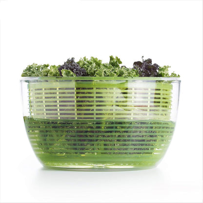 Large Capacity Salad Spinner Bowl Easy Pull Spin Vegetable Dryer