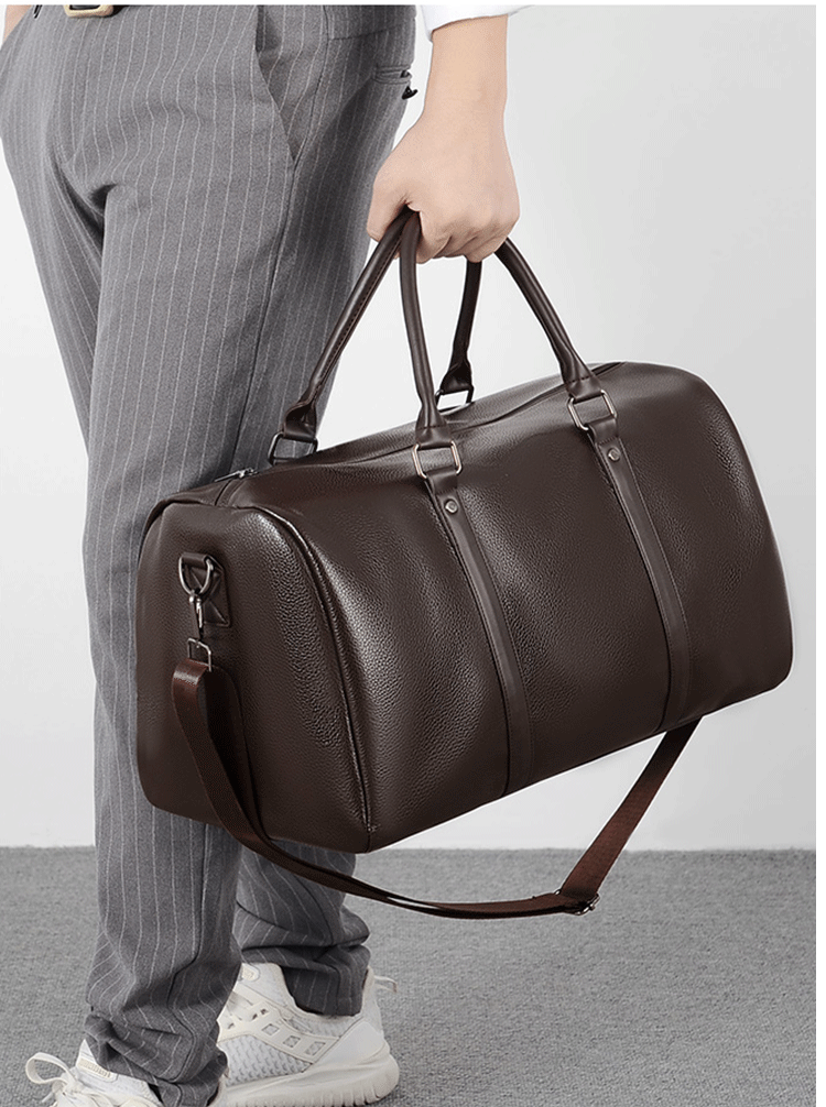 Large Capacity Travel Duffle Bag Durable Weekend Bag with Adjustable Shoulder Strap and Reinforced Handles